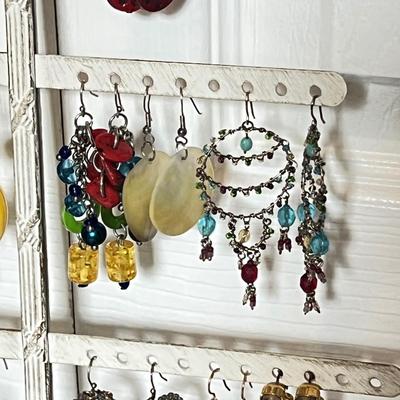HUGE Lot Pierced Earrings - Well Over 50 Pairs