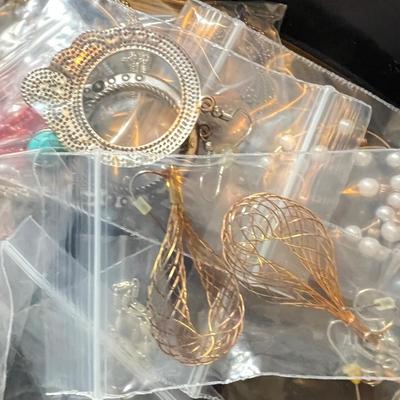 HUGE Lot Pierced Earrings - Well Over 50 Pairs