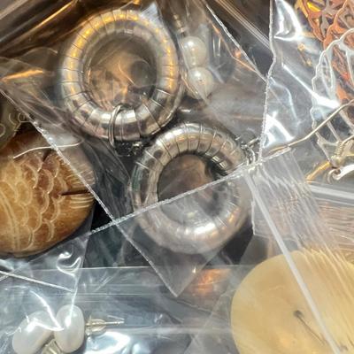 HUGE Lot Pierced Earrings - Well Over 50 Pairs