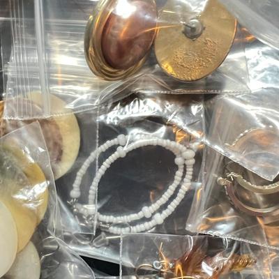 HUGE Lot Pierced Earrings - Well Over 50 Pairs
