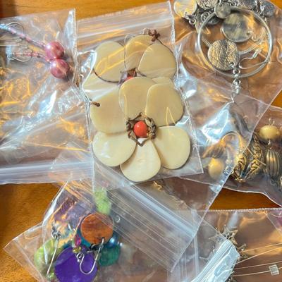 HUGE Lot Pierced Earrings - Well Over 50 Pairs