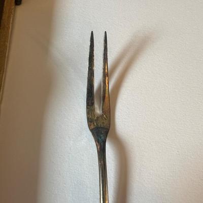 2 Sets Vintage MCM Forks - Ela Denmark Sterling, Deichert German Plated