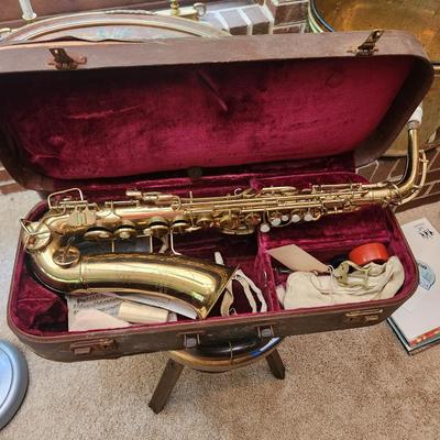 Pan American Elkhart Indiana Saxaphone 1950's era