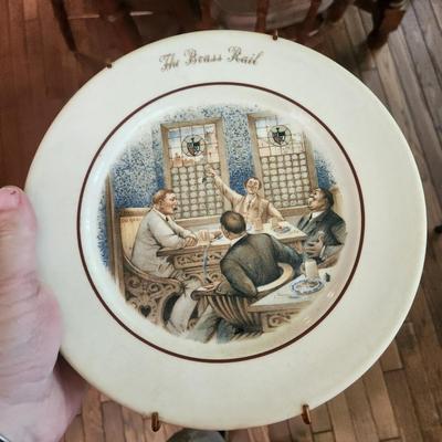 Lot of 10 Collectors Plates , Annapolis , White House, Over the top, The Brass Rail, Milton Inn, Off to Draw