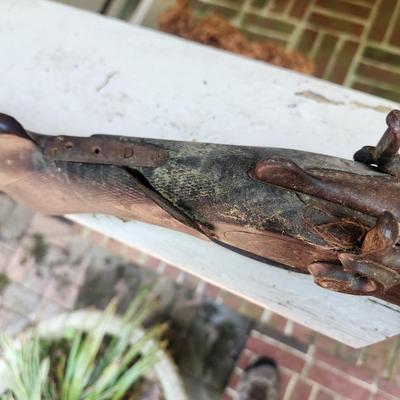 Antique Henrie Pieper H. Pieper Double Barrel Wall Hanger