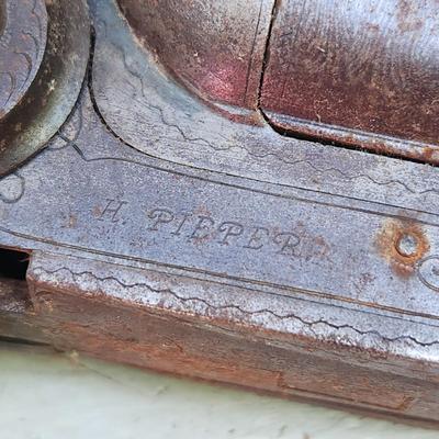 Antique Henrie Pieper H. Pieper Double Barrel Wall Hanger