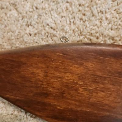 2 Vintage Paddle Oars 42" & 60" with Hanging Eyelets