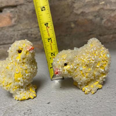 Sale Photo Thumbnail #33: Bunny Love figurine, pair of egg basket figurines, crispy little chicken nugget pair (this makes me giggle), and 3 chicks figurine