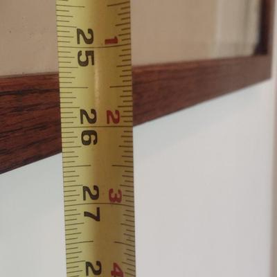 Vintage Wood Framed Mirror