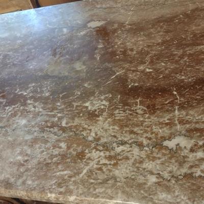 Antique Eastlake Marble Top Table