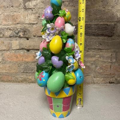 Sale Photo Thumbnail #60: Egg basket from the Avon Springtime collection and colorful egg tree