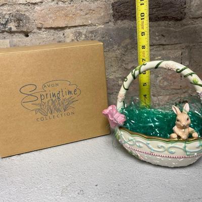 Sale Photo Thumbnail #57: Egg basket from the Avon Springtime collection and colorful egg tree