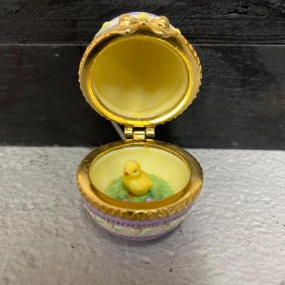 Sale Photo Thumbnail #71: Hallmark Easter Egg Surprise chick, duck and rabbit eggs and set of miniature egg and carrot ornaments