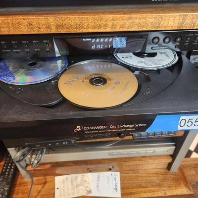 Sony 5 Cd Changer Compact Disc Player CDP-CE275 tested