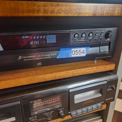 Sony 5 Cd Changer Compact Disc Player CDP-CE275 tested