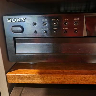 Sony 5 Cd Changer Compact Disc Player CDP-CE275 tested