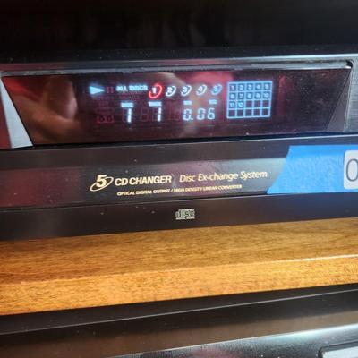Sony 5 Cd Changer Compact Disc Player CDP-CE275 tested