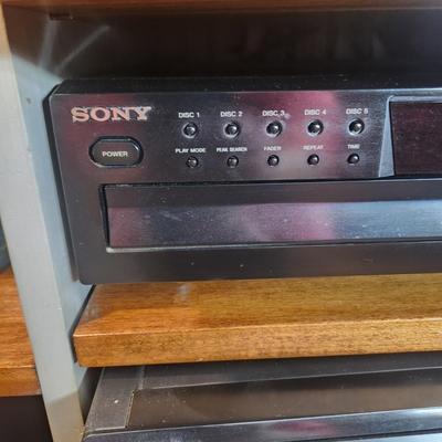 Sony 5 Cd Changer Compact Disc Player CDP-CE275 tested
