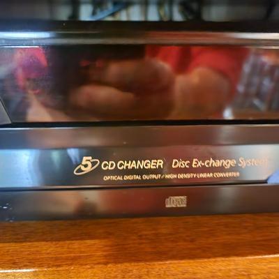 Sony 5 Cd Changer Compact Disc Player CDP-CE275 tested