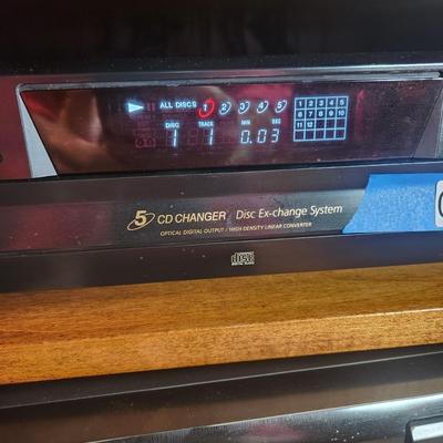Sony 5 Cd Changer Compact Disc Player CDP-CE275 tested