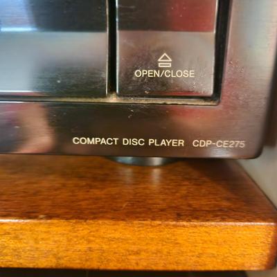 Sony 5 Cd Changer Compact Disc Player CDP-CE275 tested