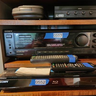 Sony Audio Video Control Center FM Stero FM-AM Receiver STR-DE505 w Remote tested