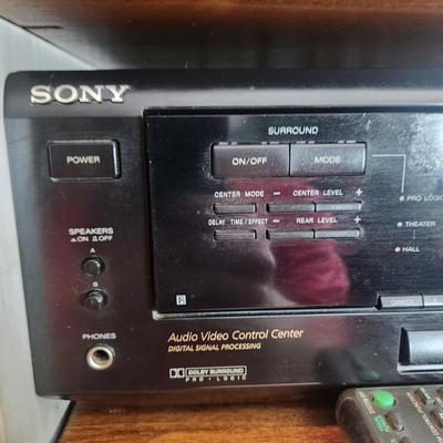 Sony Audio Video Control Center FM Stero FM-AM Receiver STR-DE505 w Remote tested