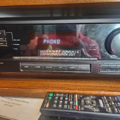 Sony Audio Video Control Center FM Stero FM-AM Receiver STR-DE505 w Remote tested
