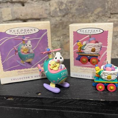 Sale Photo Thumbnail #94: Benjamin Bunny and Tom Kitten from the Beatrix Potter series, Chicks-on-a-Twirl, Eggspert Painter, Here Comes Easter and Colorful Coal Car from the Cottontail Express series