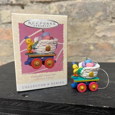 Sale Photo Thumbnail #96: Benjamin Bunny and Tom Kitten from the Beatrix Potter series, Chicks-on-a-Twirl, Eggspert Painter, Here Comes Easter and Colorful Coal Car from the Cottontail Express series