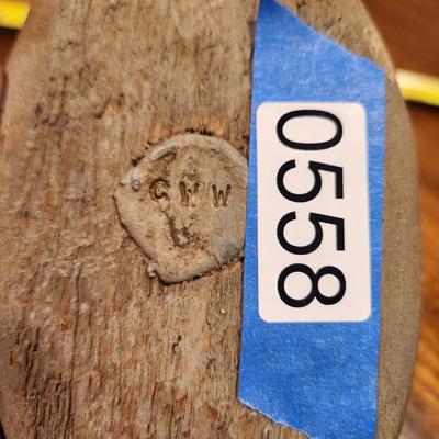 Hand Carved Duck Decoy Signed CWW