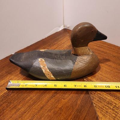 Hand Carved Folk Art Duck Decoy