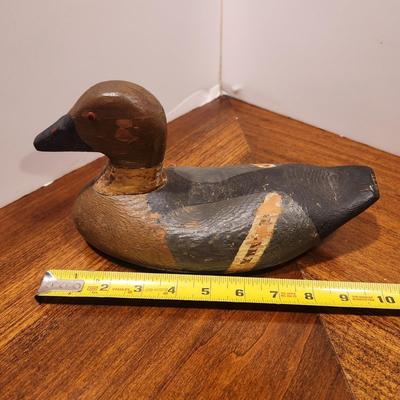 Hand Carved Folk Art Duck Decoy