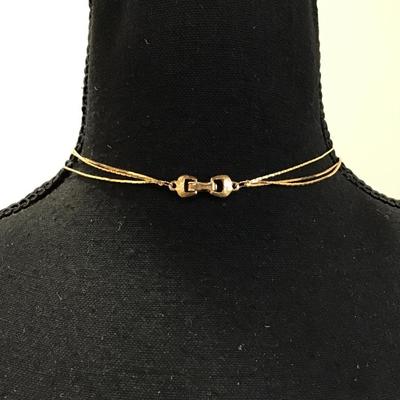 Beautiful Multi layered gold, toned, vintage, locket necklace