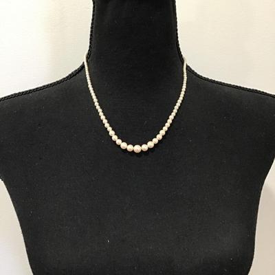 Vintage 1928 faux pearl, classic elegant necklace