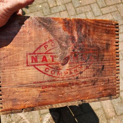 National Powder Company High Explosives Wooden Crate