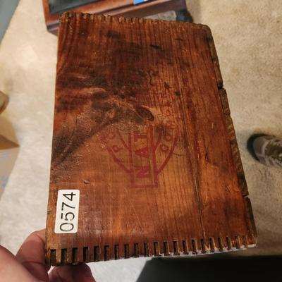 National Powder Company High Explosives Wooden Crate