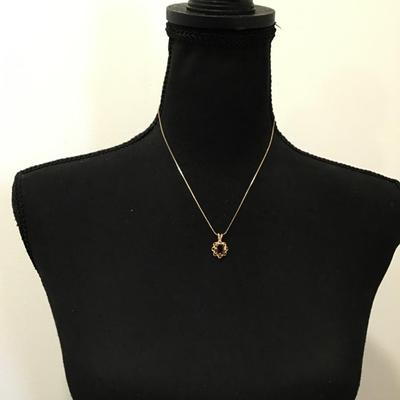 Beautiful vintage, semi precious rhinestone purple necklace