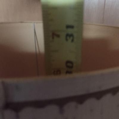 Pair of Matching Brass Post Table Lamps with Shades