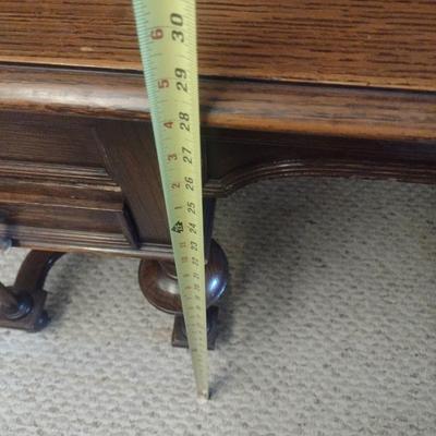 Vintage Walnut Partner's Desk