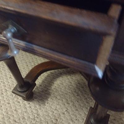 Vintage Walnut Partner's Desk