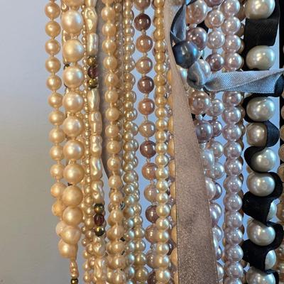 Huge Pearl Jewelry Lot - Vintage, Fresh Water, Costume