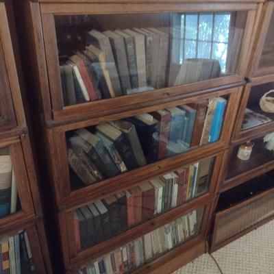Antique Oak Globe-Wernicke Stack Barrister Cabinet Choice B (No Contents)