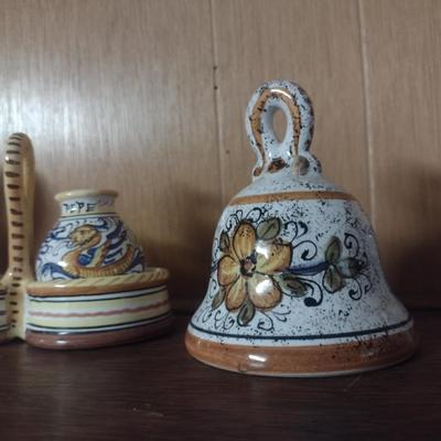 Collection of Hand Painted Italian Pottery