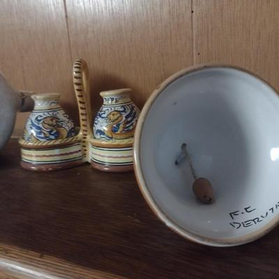 Collection of Hand Painted Italian Pottery