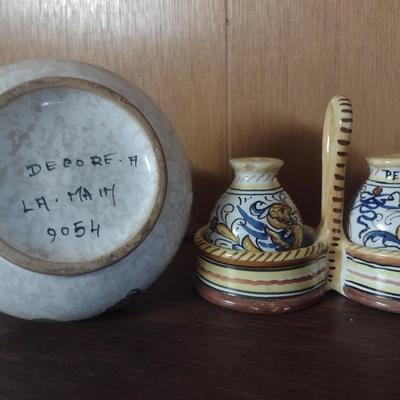 Collection of Hand Painted Italian Pottery