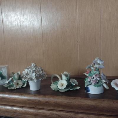 Assortment of Capodimonte Style Home Decor