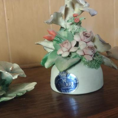 Assortment of Capodimonte Style Home Decor