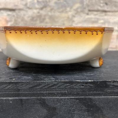 Sale Photo Thumbnail #186: Stunning nut set with footed master dish and six individual nut dishes