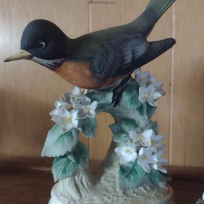 Collection of Porcelain Wild Bird Figurines